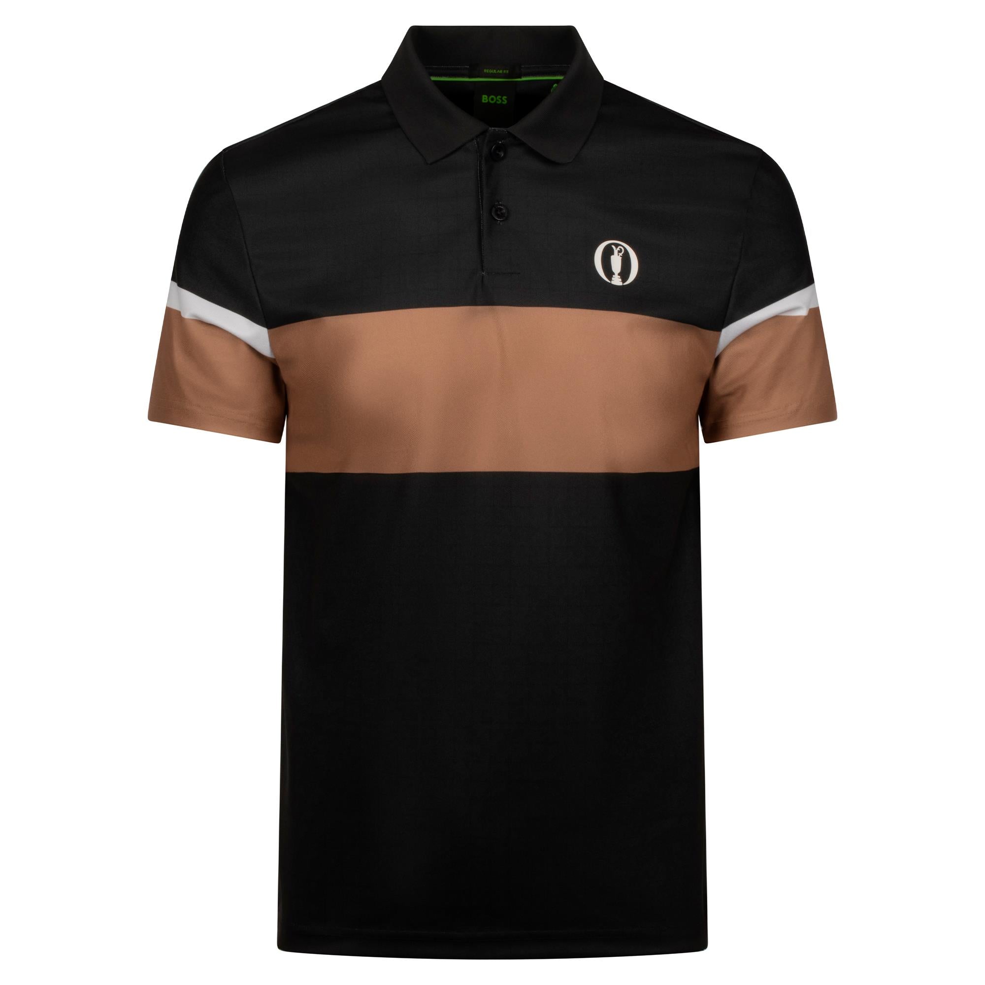 Boss Paddy The Open 25 Mens Polo Shirt Black